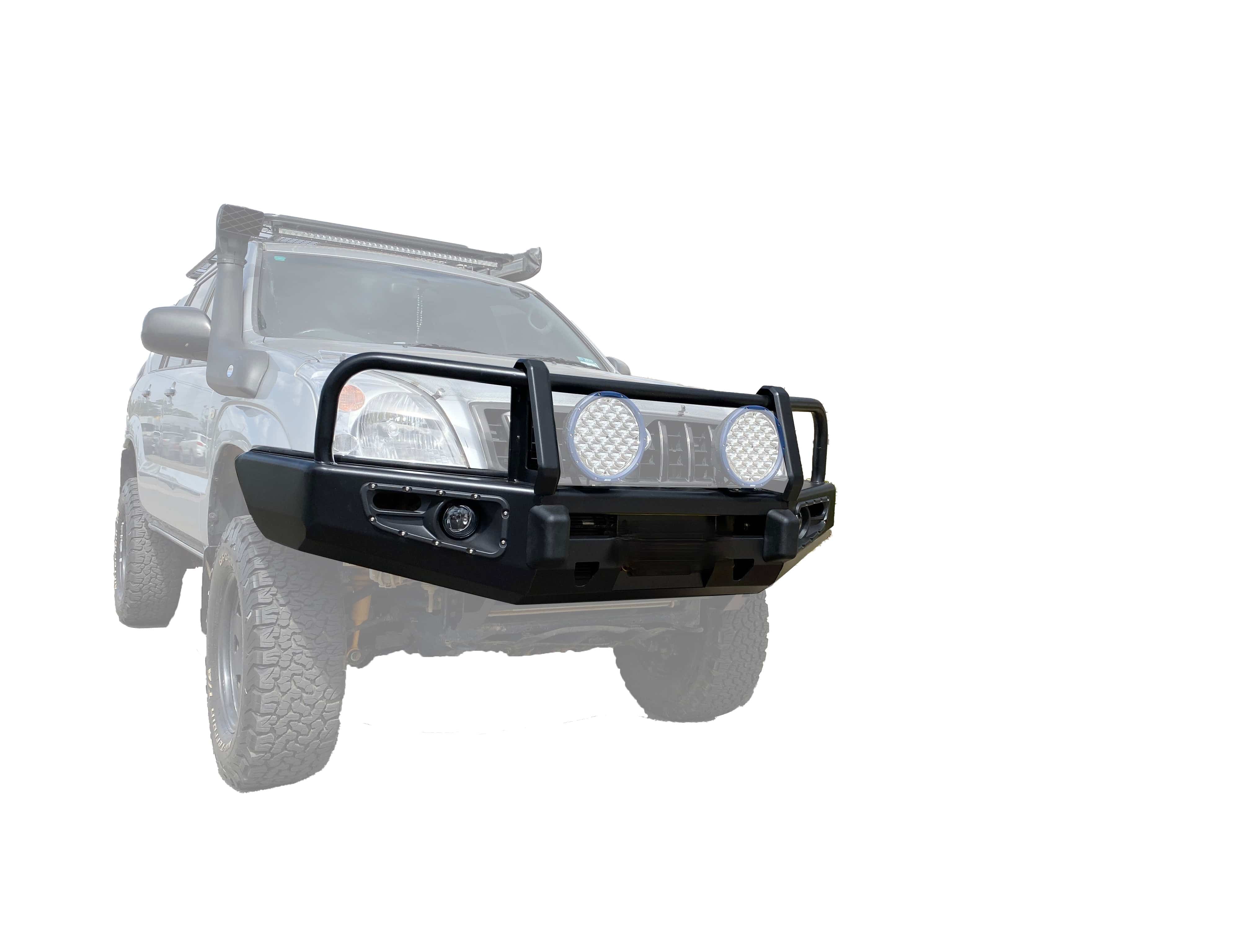 Commercial Bullbar Suitable For Toyota Landcruiser Prado 120 Series  2003-2009 - Image 6