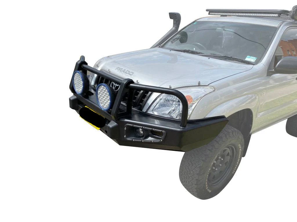 Commercial Bullbar Suitable For Toyota Landcruiser Prado 120 Series  2003-2009 - Image 9