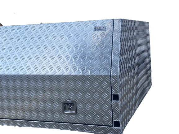 Commercial Tray Deck + 1800 Checker Plate Canopy Dual Cab (Commercial Deal) - Image 23