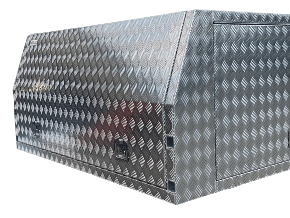 Commercial Tray Deck + 1800 Checker Plate Canopy Dual Cab (Commercial Deal) - Image 28