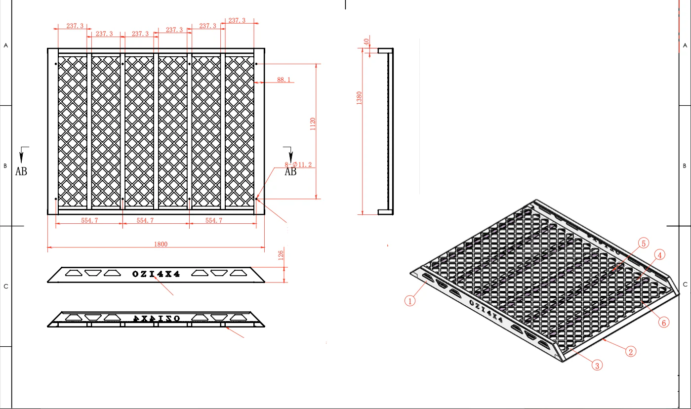 1800MM Low Profile Tradesman Canopy Ladder-Rack Raw (Universal) - Image 7