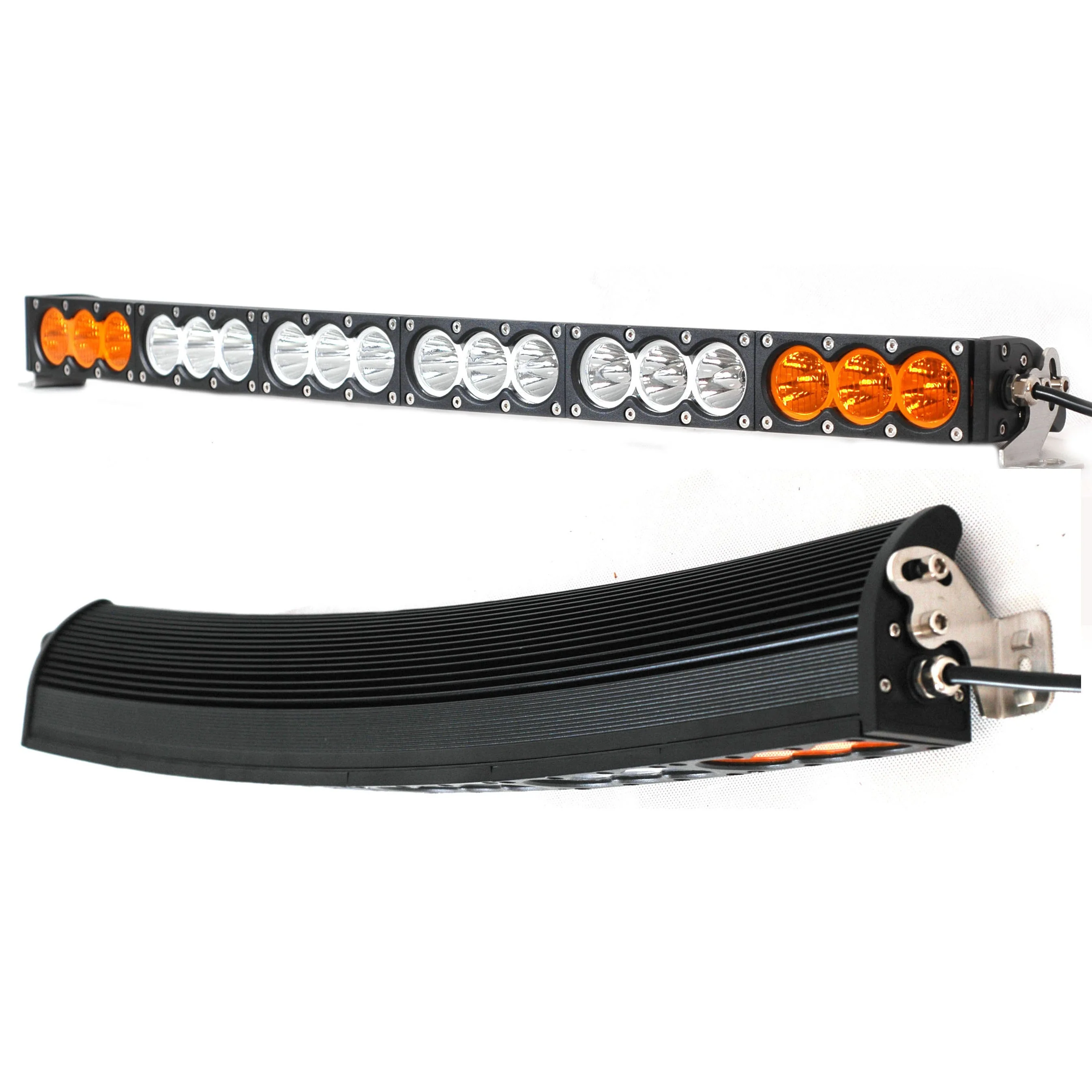 32.5" CREE LED Orange & White Light Bar - Image 2