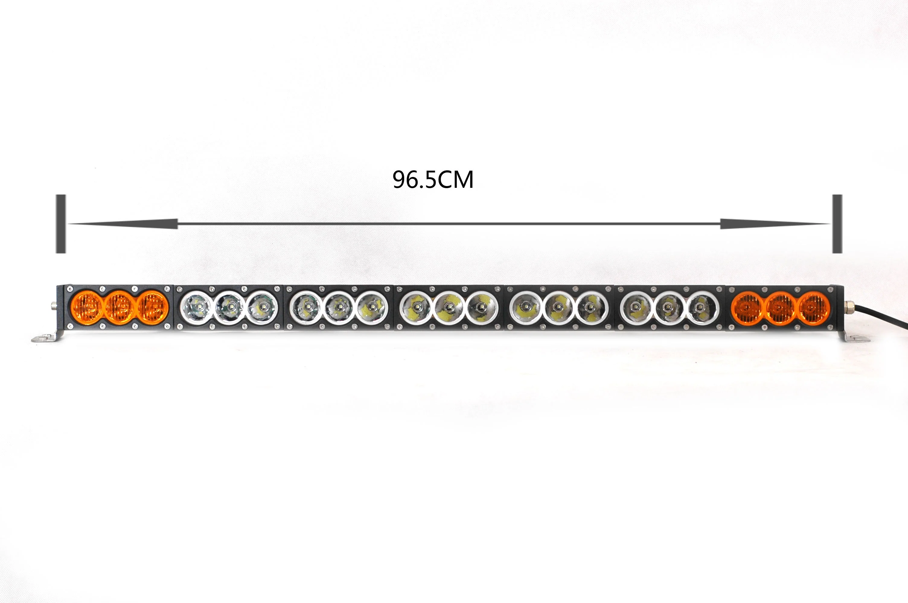 38.4" CREE LED Orange & White Light Bar - Image 3