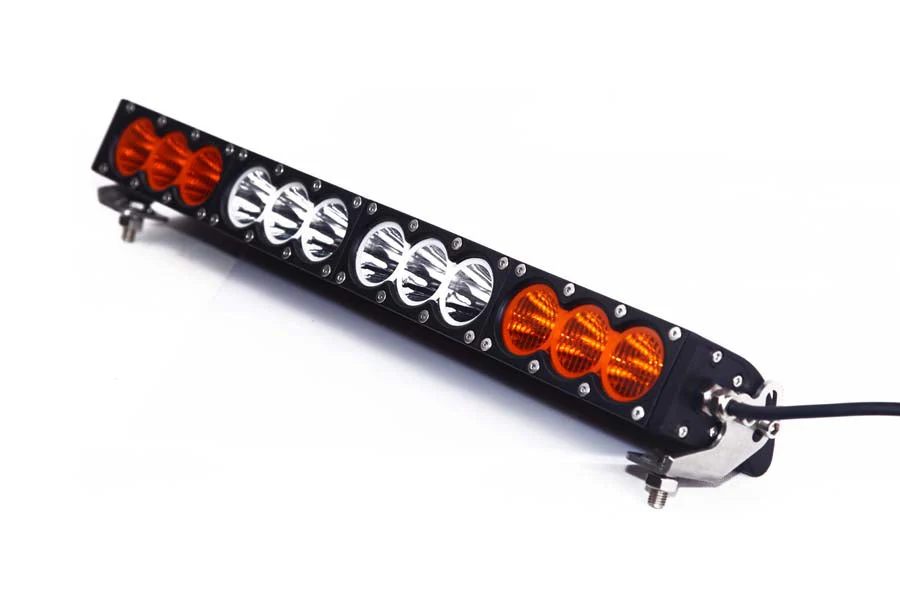 22" CREE LED Orange & White Light Bar - Image 5