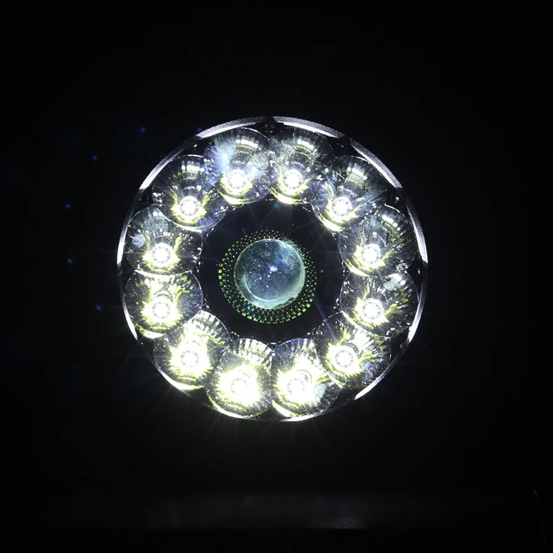 Pair of 7" OSRAM LED Laser Spot Lights With RGB DRL - Image 8