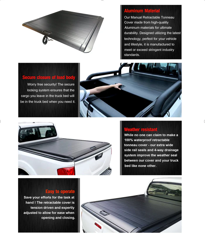 Aluminum Electric Roller Shutter Suits Ford Ranger & Raptor T9 2022+ - Image 10