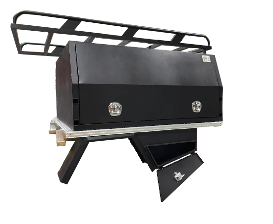Commercial Tray + 1800 2 Door Premium Black Canopy (Tray + Canopy Package) - Image 7