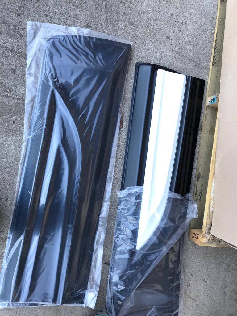 White Insert Type Door Cladding Suitable for Toyota Hilux SR & SR5 2015-2021 (4 pcs) - Image 4