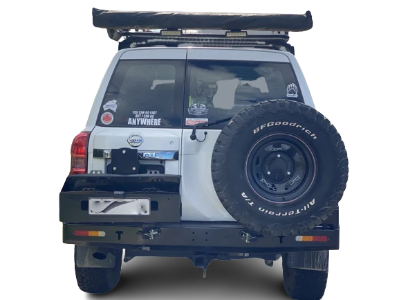 Rear Bar + Dual Wheel Carrier Suits Nissan Patrol GU Series 1,2,3,4 - Image 19