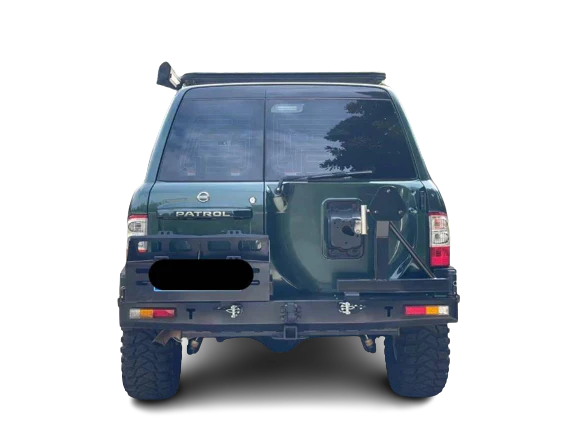 Rear Bar + Dual Wheel Carrier Suits Nissan Patrol GU Series 1,2,3,4 - Image 3