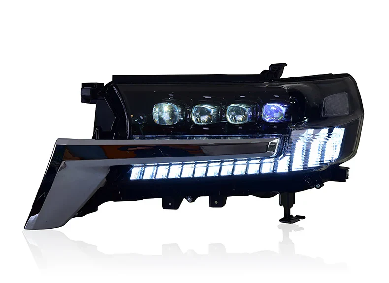 Deluxe LED Headlight Suitable For Toyota LandCruiser 200 Series 2016 - 2021 - Image 4