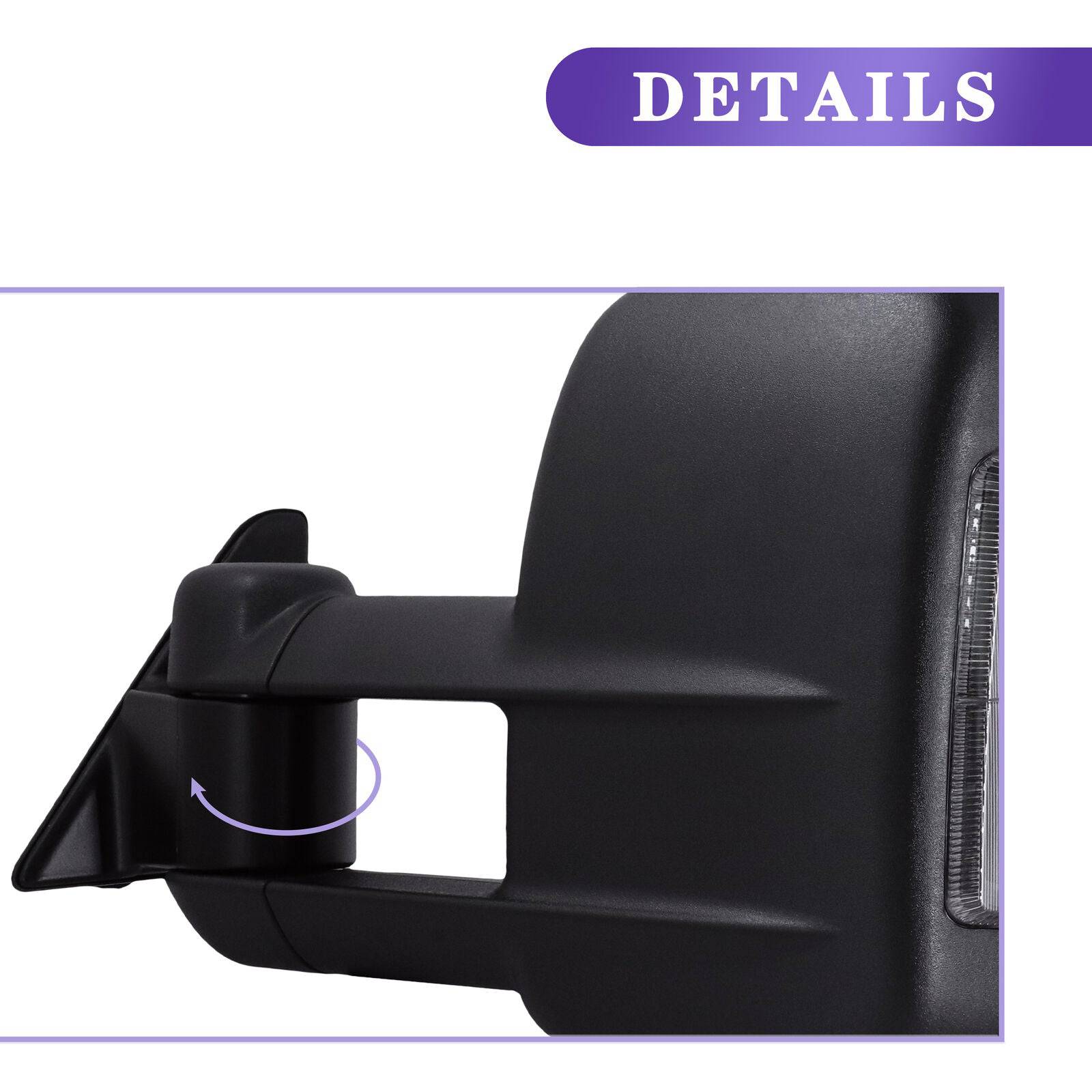 Extendable Towing Mirror Suitable For Toyota Land Cruiser 80 Series 1990-1998 (Non-Blinker, Non-Foldable) - Image 18