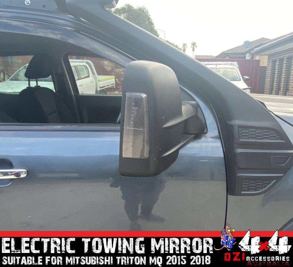 Extendable Towing Mirrors Suits Mitsubishi Triton MQ / MR 2015-2023 (Blinker) - Image 3