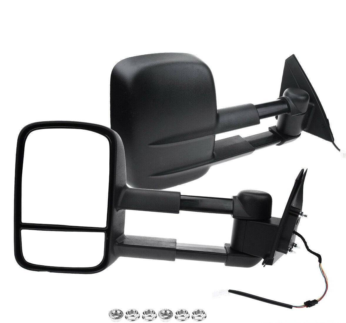 Extendable Towing Mirrors suits Nissan Patrol Y62 2012+ (Non Blinker) - Image 2