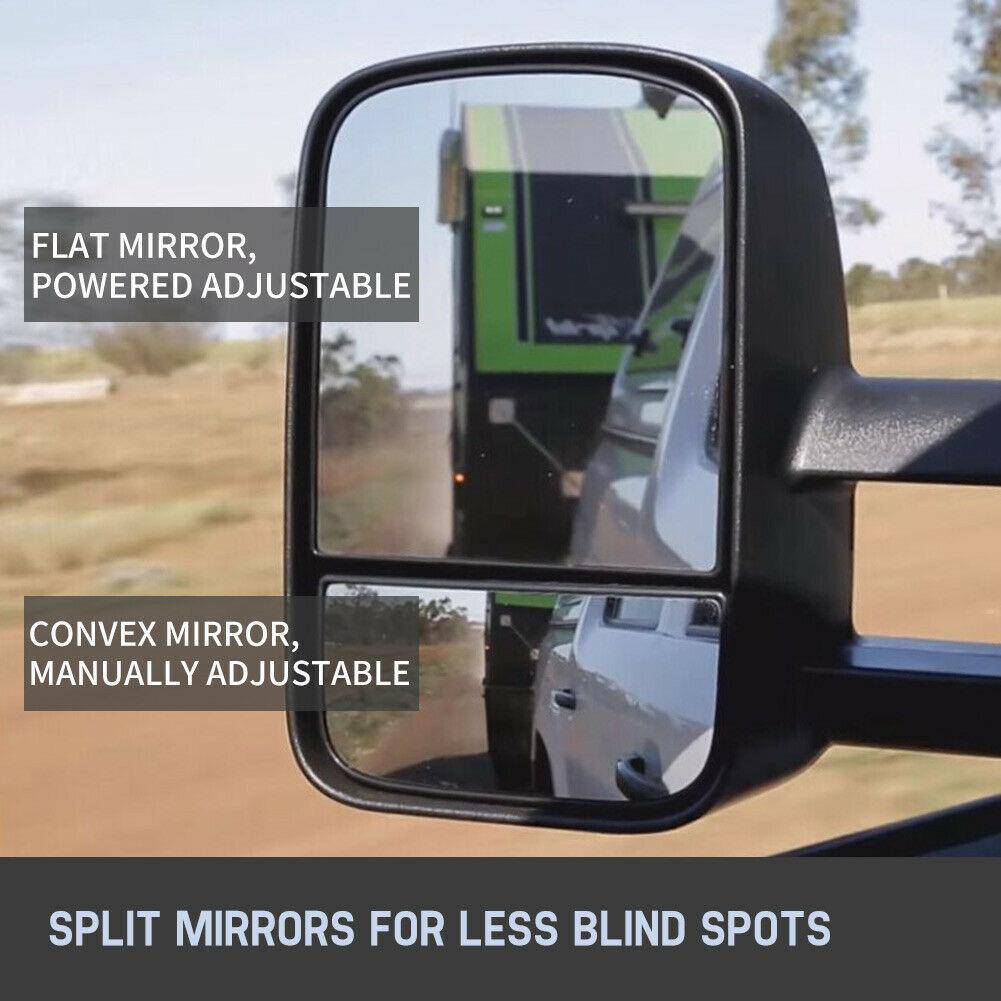 Extendable Towing Mirrors Suits Volkswagen Amarok 2009+ (Non Blinker) - Image 26