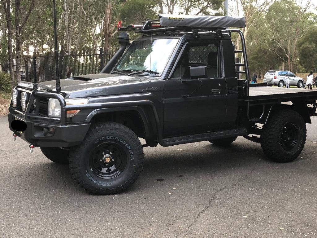 Fixed Mount Side Steps + Brush-Bars Suitable For Toyota Land Cruiser 79 Series 2007-2016 (Single  Cab) - Image 15