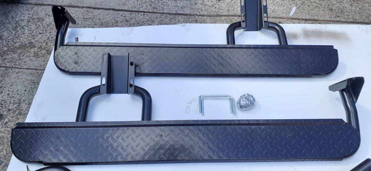 Fixed Mount Side Steps + Brush-Bars Suitable For Toyota Land Cruiser 79 Series 2007-2016 (Single  Cab) - Image 28