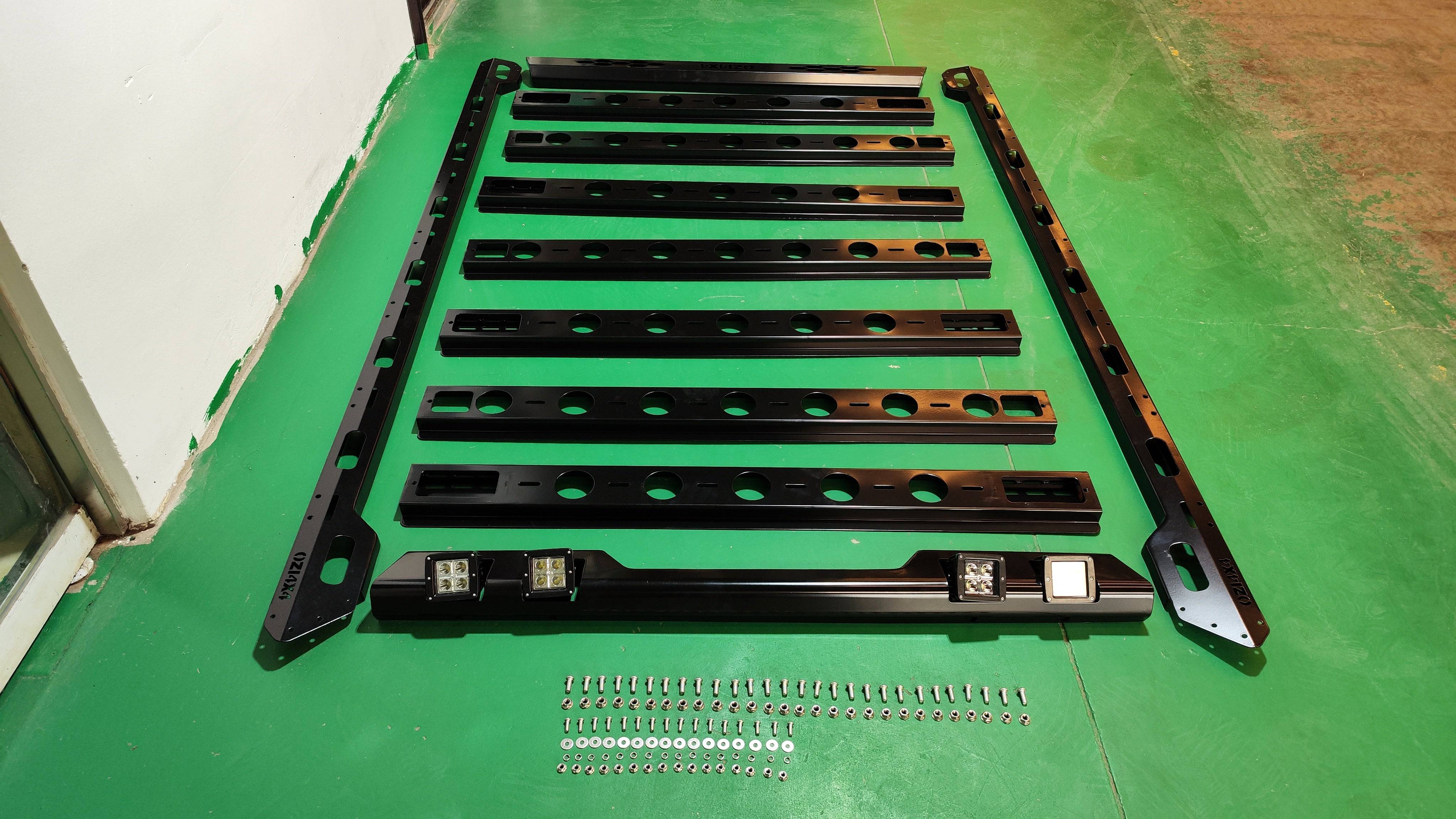 Falcon Roof Cage FC220 Suitable For Toyota LC Prado 150 Series (Free 4x6"Spot Lights) - Image 10