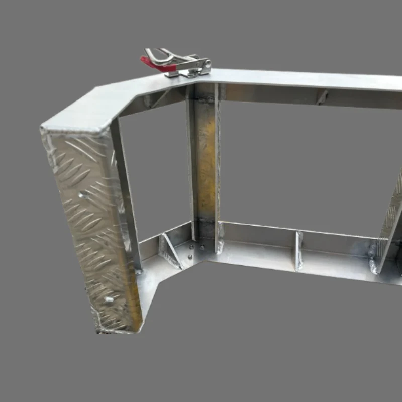 Foldable Down Rear Canopy Ladder Rack Raw - Image 12
