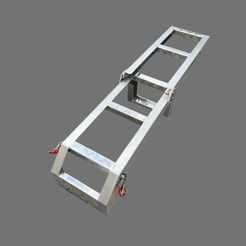 Foldable Down Rear Canopy Ladder Rack Raw - Image 19