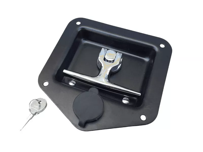 Folding T Handle Black Locks (T-Lock 1) - Image 3