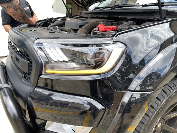 LED Mustang Head Light Suits Ford Ranger / Raptor / Everest PX2,3 2015-2022 - Image 26