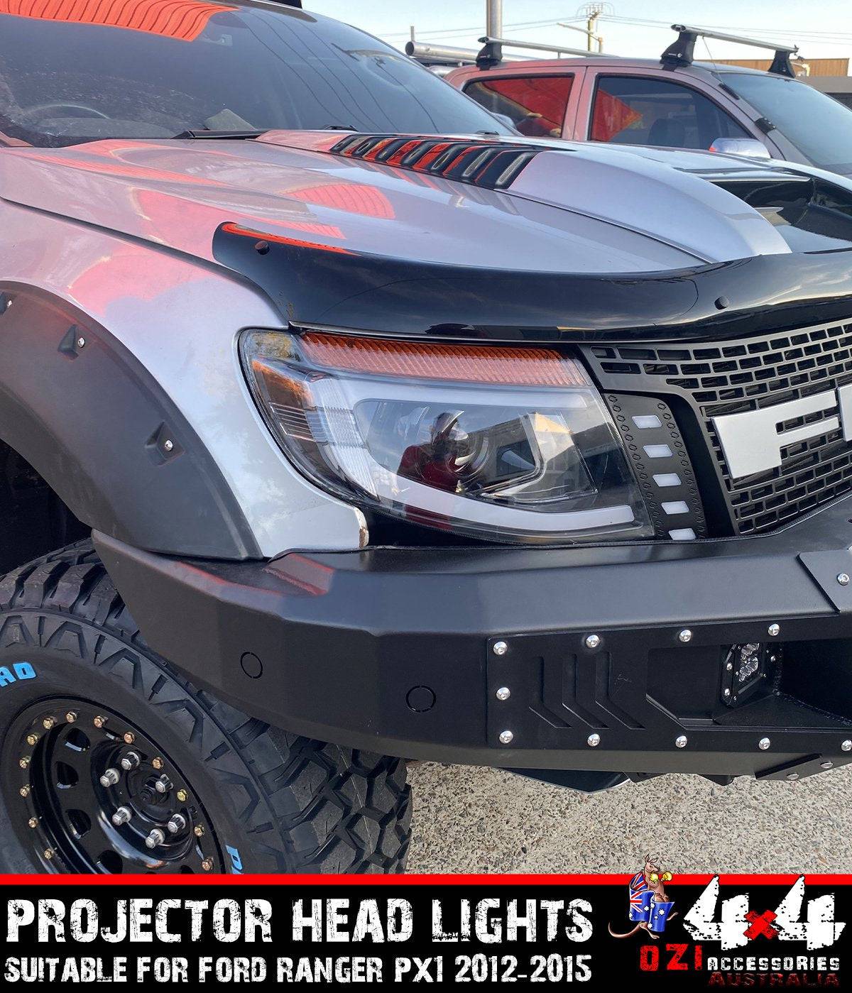 Halo Projector Head Light Suits Ford Ranger PX1 2012 - Image 5