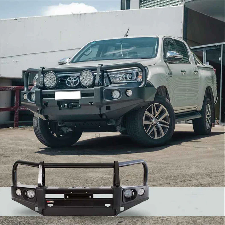 Hilux N80 Touring Pack Suits: N80 Hilux 2015-07/2020 - Elite Bullbar, Winch, Lights, uhf + Free Fridge