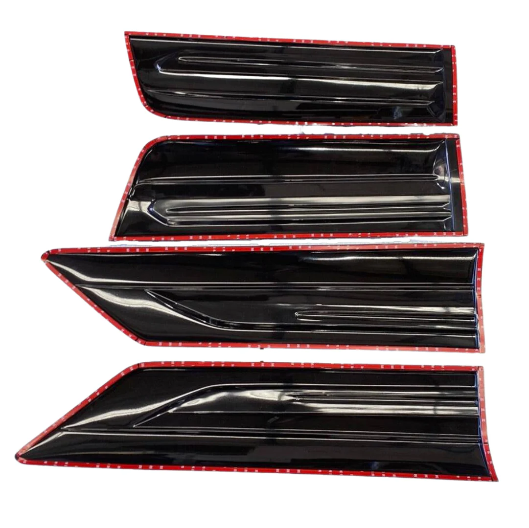 Matt Black Door Cladding Suitable for Toyota Hilux SR & SR5 2015-2020+ (4 Pieces) - Image 12