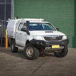 N70 HILUX BULLBAR NO LOOP (04/2005 - 07/2011) ROCKARMOR GT BUMPER - Image 5