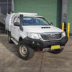N70 HILUX BULLBAR NO LOOP (04/2005 - 07/2011) ROCKARMOR GT BUMPER - Image 6