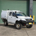 N70 HILUX BULLBAR NO LOOP (04/2005 - 07/2011) ROCKARMOR GT BUMPER - Image 7