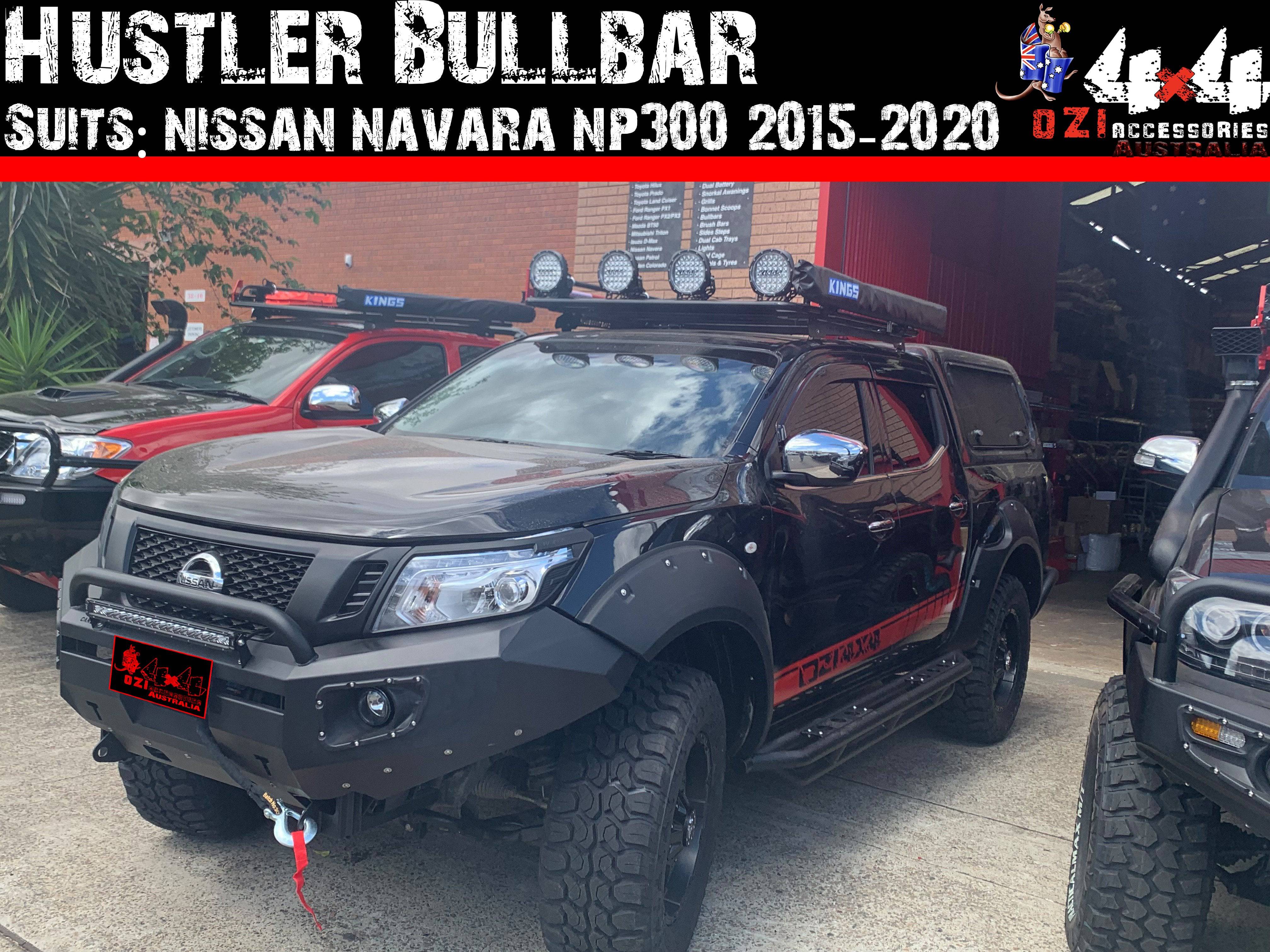 Hustler Bullbar Suits Nissan Navara NP300 2015-2020 - Image 8
