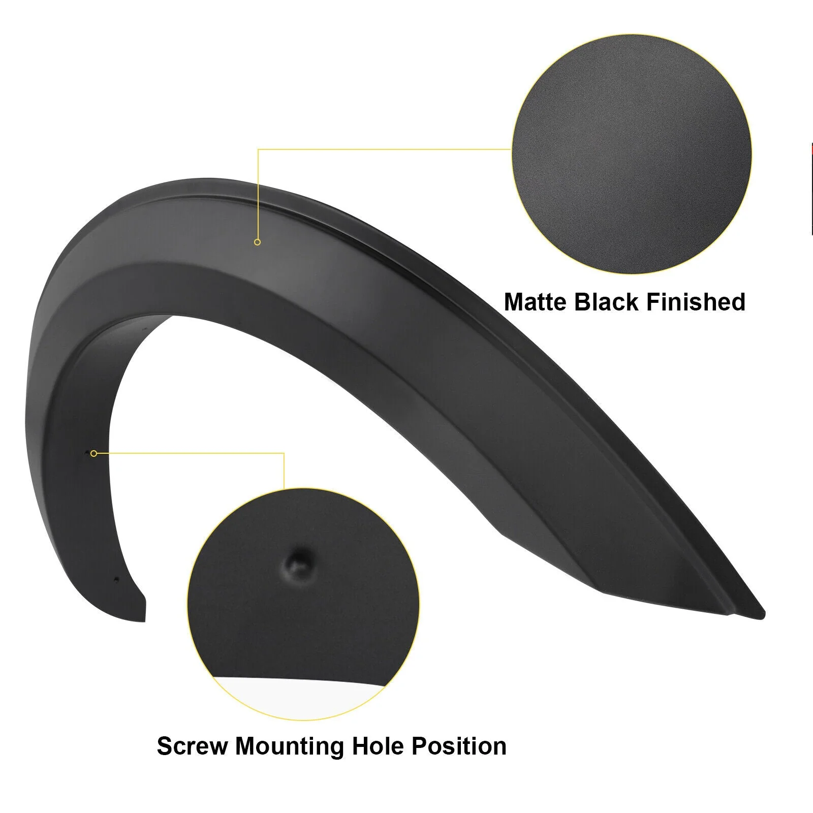 OEM Fender Flares with Sensor Hole Suits Ford Ranger PX3 2018-2022 - Image 25