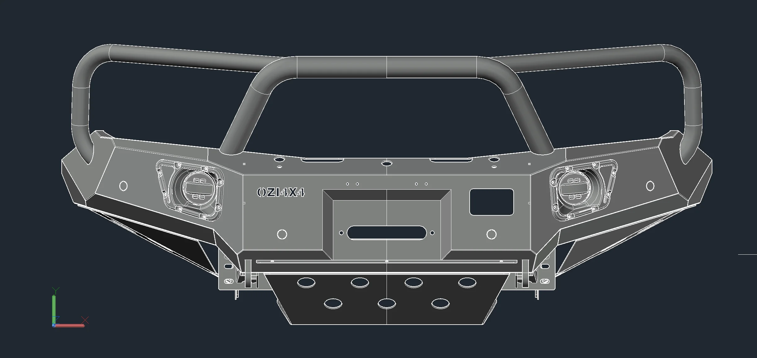 OZ Bar Bullbar Suitable for Toyota Hilux 2005-2011 - Image 16