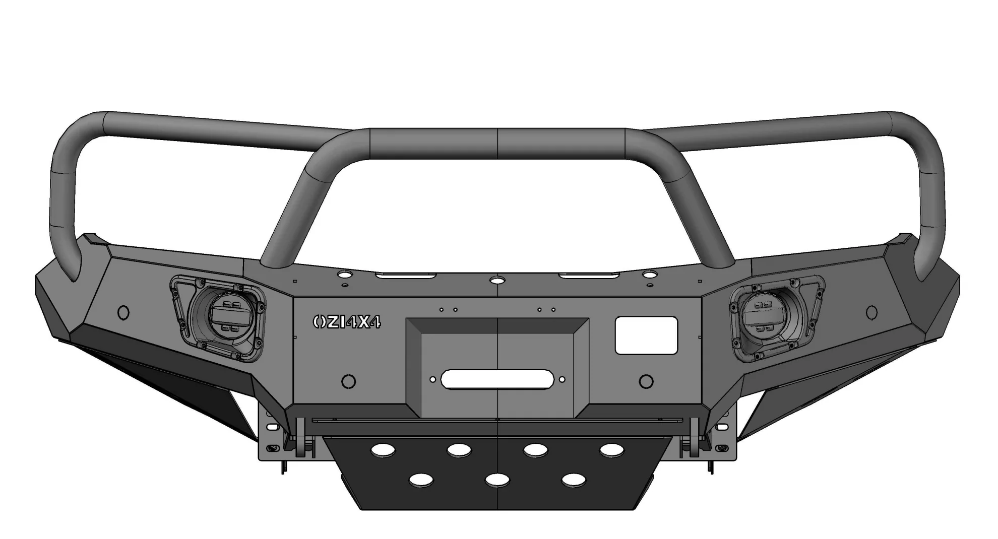 OZ Bar Bullbar Suitable for Toyota Hilux 2012-2015 - Image 3