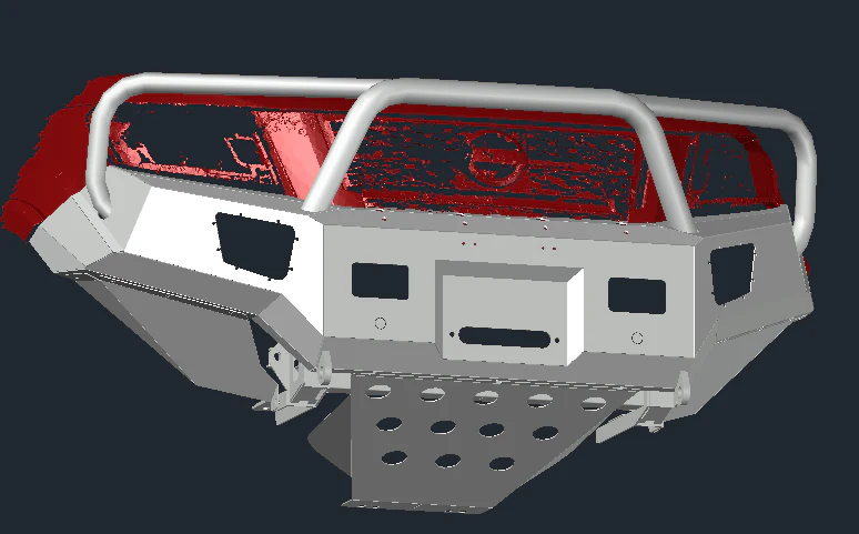 OZ Bar Bullbar Suits Nissan Navara D22 2002+ - Image 3