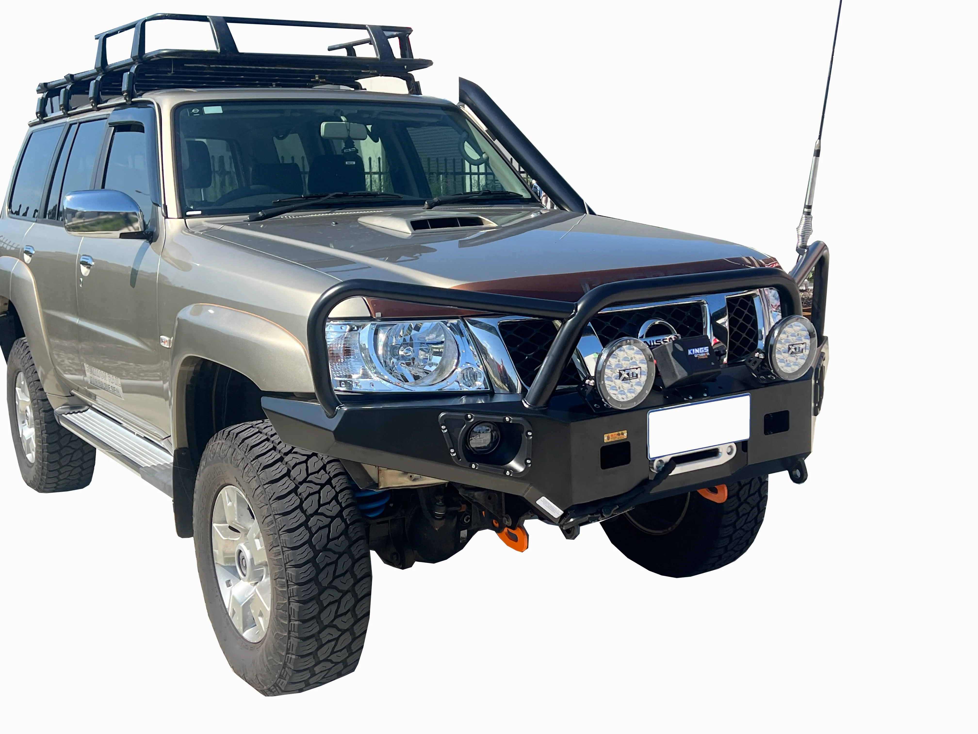 OZ Bar Bullbar Suits Nissan Patrol GU Series 4 2005+ - Image 11