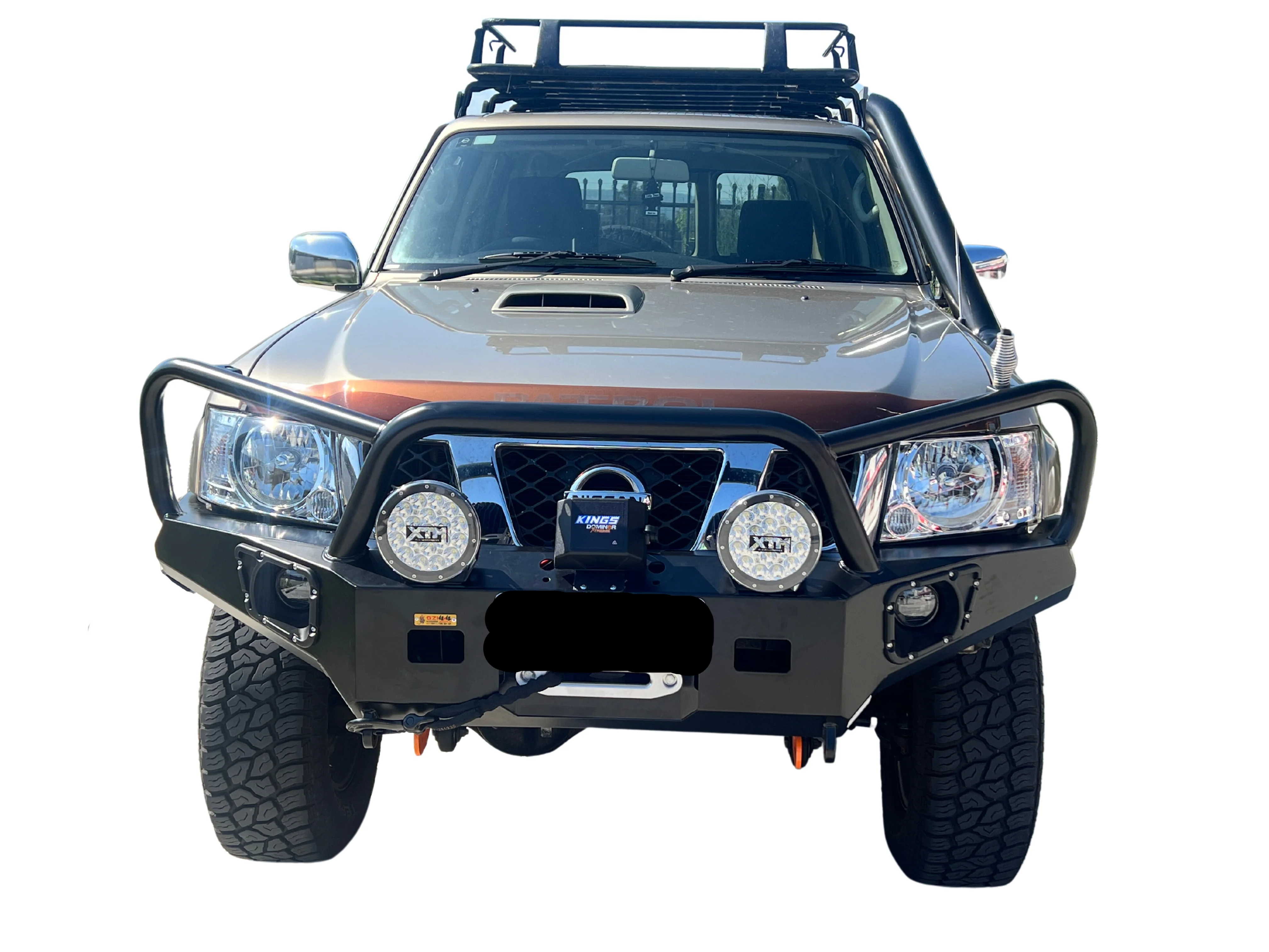 OZ Bar Bullbar Suits Nissan Patrol GU Series 4 2005+ - Image 15