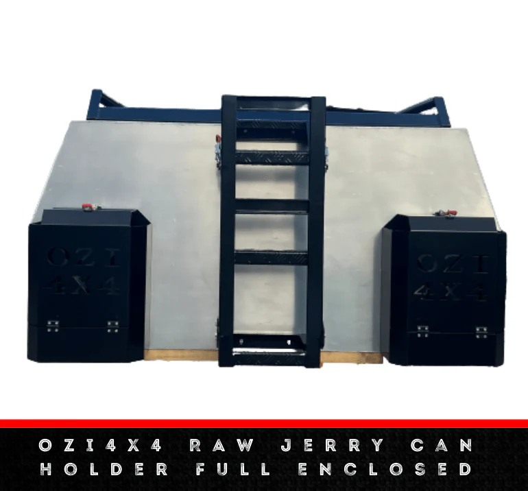 OZI4X4 Raw Jerry Can Holder Full Enclosed - Image 6