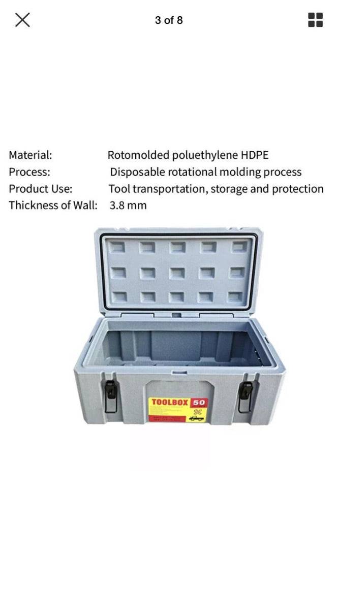 POLY 90 Plastic Tool box Water Proof Cargo - Image 3
