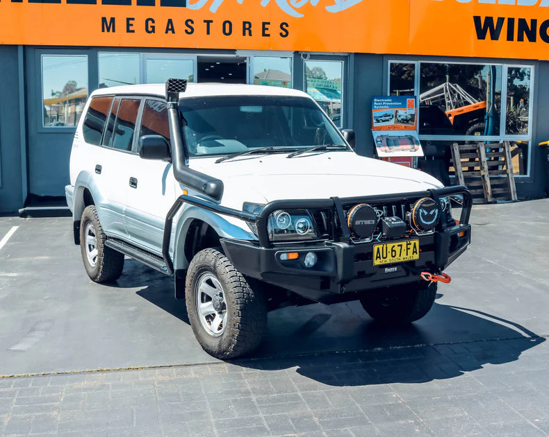 PRADO 90 Touring Pack Suits: 90 Series Prado - Bullbar, Winch, Lights, uhf + Free Fridge - Image 2