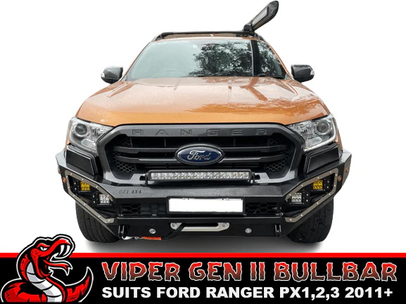 Viper Gen II Bullbar Suits Ford Ranger Fits PX1,2,3 2011+ - Image 2