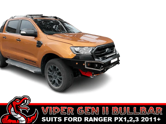 Viper Gen II Bullbar Suits Ford Ranger Fits PX1,2,3 2011+ - Image 3