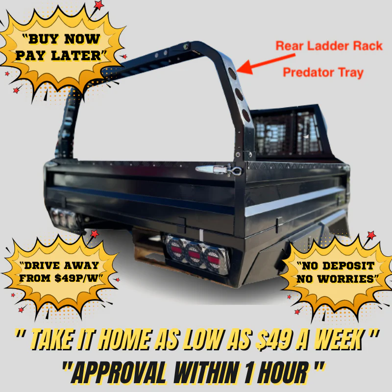 Predator Tray Rear Ladder Rack Suits Predator Steel Tray Only - Image 2