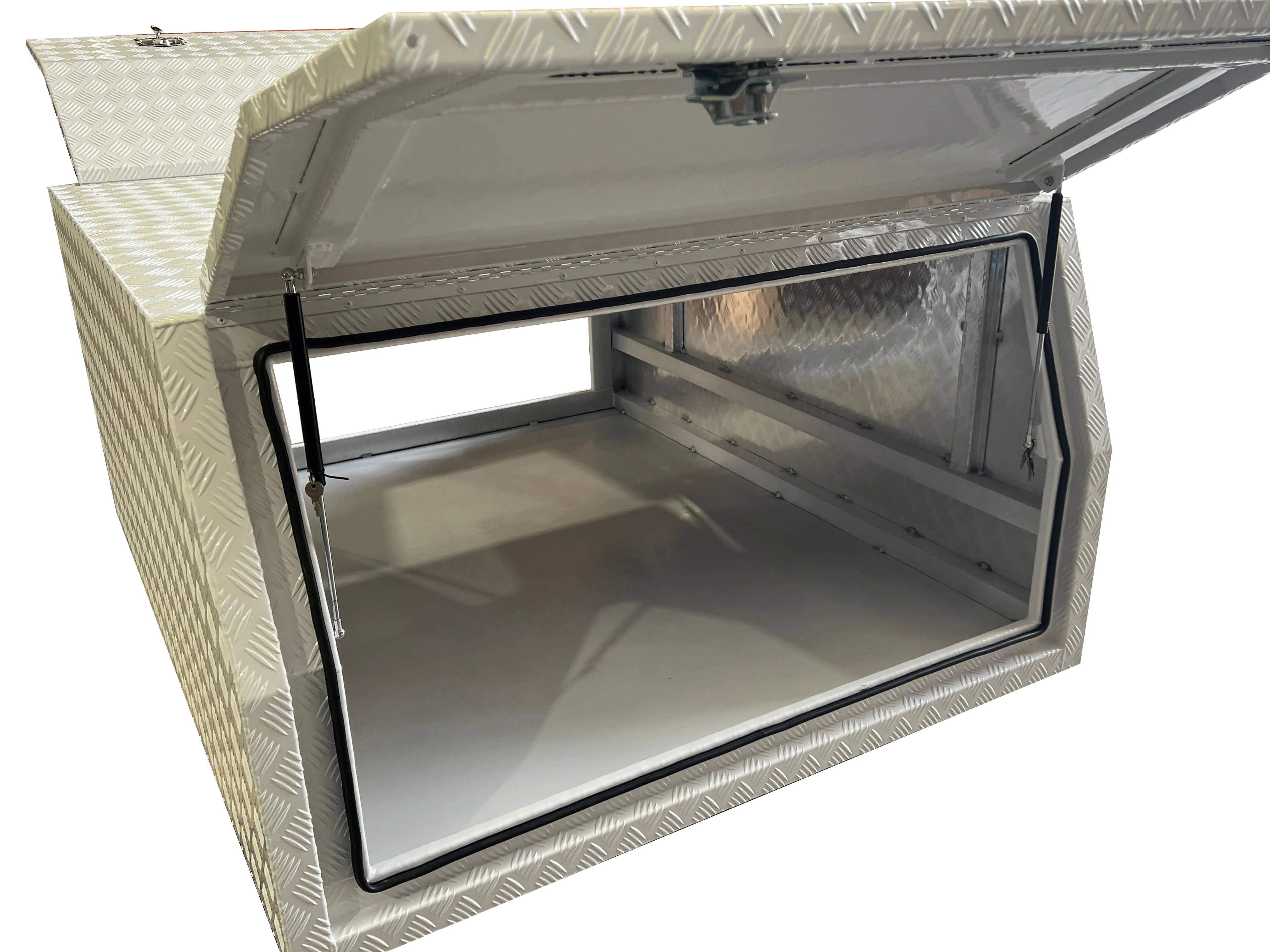Premium 1500 White Checker Plate Canopy - Image 15