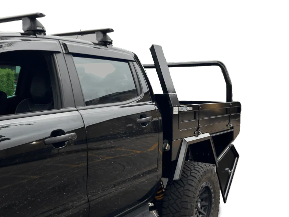 Premium 1900 Aluminum Black Tray + Dog Box Canopy - Image 46