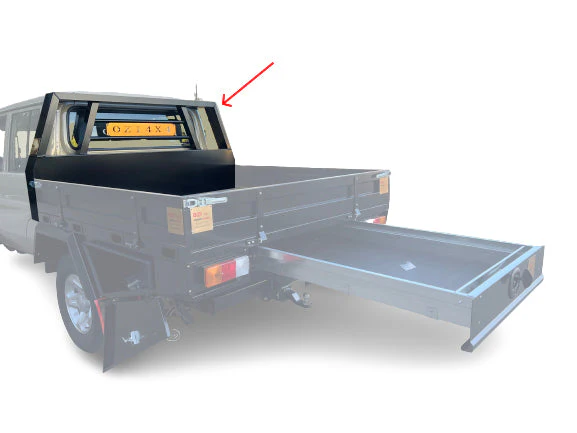 Premium 1900 Aluminium Tray (Head Board) Suitable For Toyota Landcruiser 79 Series - Image 18