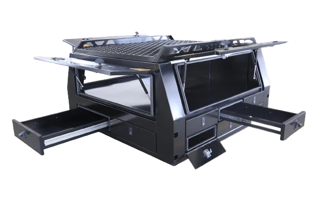 Black Delta Builder Pack Premium 1900 Tray + Black Builders 17 Compartment Canopy - Image 53