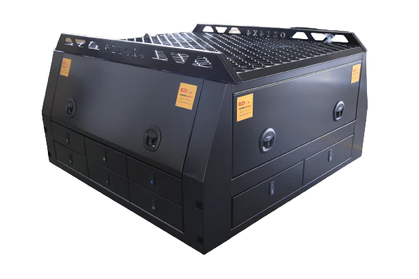 Black Delta Builder Pack Premium 1900 Tray + Black Builders 17 Compartment Canopy - Image 84